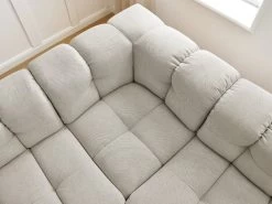 Canapé D'angle Réversible CLOUD -Velvet Magasin canape d angle reversible cloud 4