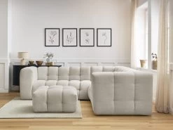 Canapé D'angle Réversible CLOUD Avec Pouf 16 Canapé D'angle Réversible CLOUD Avec Pouf -Velvet Magasin canape d angle reversible cloud avec pouf 4