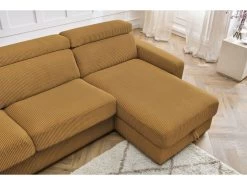 Canapé D'angle Réversible Convertible Coffre MONACO Velours Côtelé 19 Canapé D'angle Réversible Convertible Coffre MONACO Velours Côtelé -Velvet Magasin canape d angle reversible convertible coffre monaco velours cotele 7