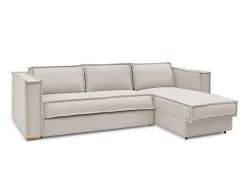 Canapé D'angle Réversible Convertible Coffre ORIA