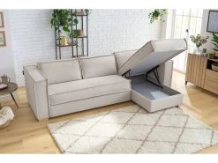 Canapé D'angle Réversible Convertible Coffre ORIA 17 Canapé D'angle Réversible Convertible Coffre ORIA -Velvet Magasin canape d angle reversible convertible coffre oria 5