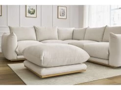 Canapé D'angle Réversible Ultra Moelleux ERNEST Avec Pouf 19 Canapé D'angle Réversible Ultra Moelleux ERNEST Avec Pouf -Velvet Magasin canape d angle reversible ultra moelleux ernest avec pouf 7