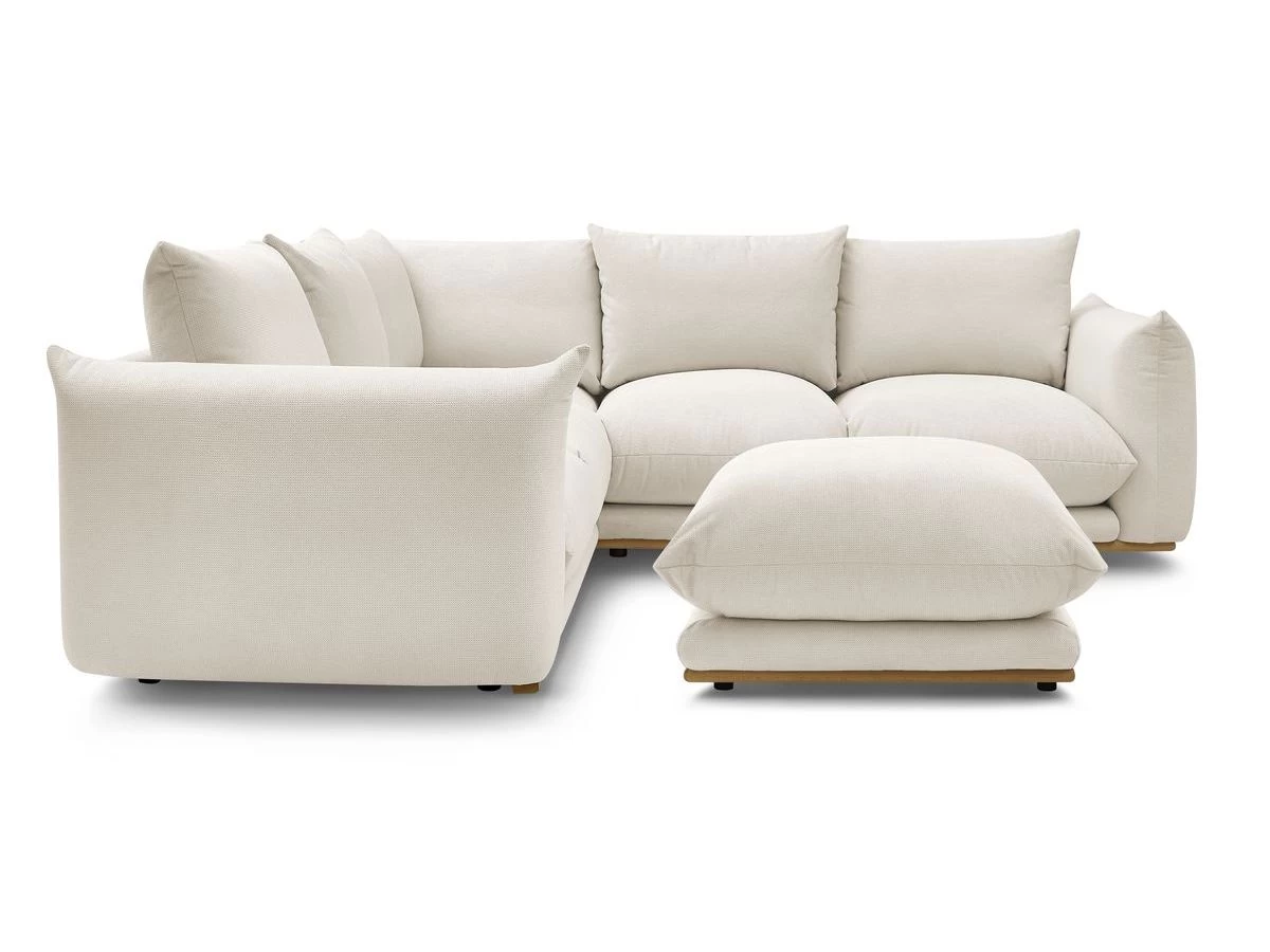 Canapé D'angle Réversible Ultra Moelleux ERNEST Avec Pouf 11 Canapé D'angle Réversible Ultra Moelleux ERNEST Avec Pouf – Image 9