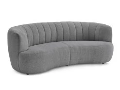 Canapé Design Fixe VENDÔME Tissu Bouclette
