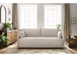 Canapé Droit Convertible Coffre MARCEL Velours Côtelé 14 Canapé Droit Convertible Coffre MARCEL Velours Côtelé -Velvet Magasin canape droit convertible coffre marcel velours cotele 2