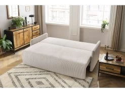 Canapé Droit Convertible Coffre MARCEL Velours Côtelé 15 Canapé Droit Convertible Coffre MARCEL Velours Côtelé -Velvet Magasin canape droit convertible coffre marcel velours cotele 3