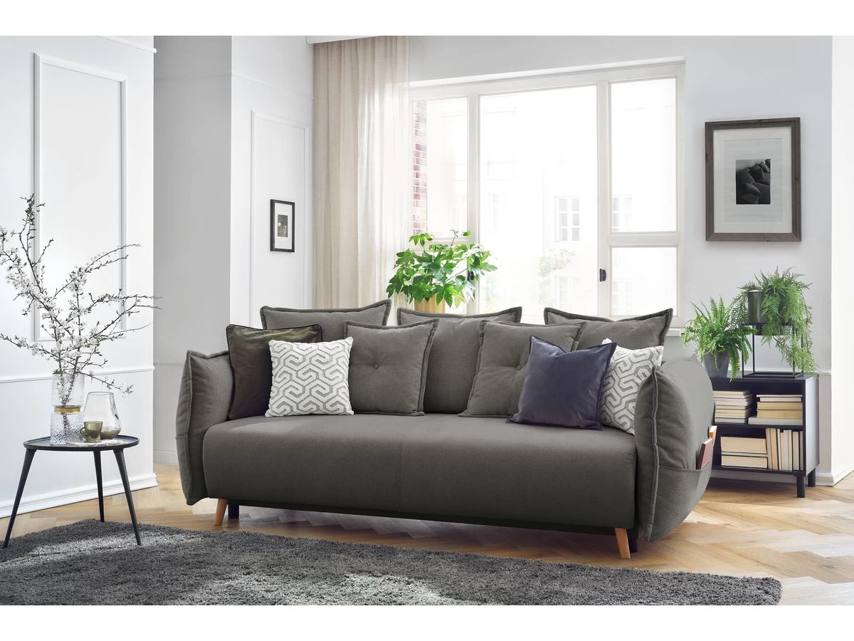 Canapé Droit Convertible Coffre NESSA 4 Canapé Droit Convertible Coffre NESSA – Image 2