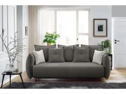 Canapé Droit Convertible Coffre NESSA 15 Canapé Droit Convertible Coffre NESSA -Velvet Magasin canape droit convertible coffre nessa 3