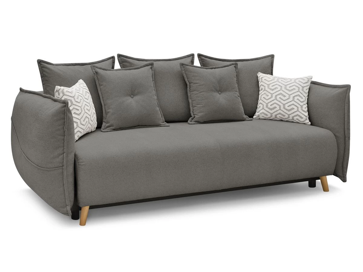 Canapé Droit Convertible Coffre NESSA 3 Canapé Droit Convertible Coffre NESSA