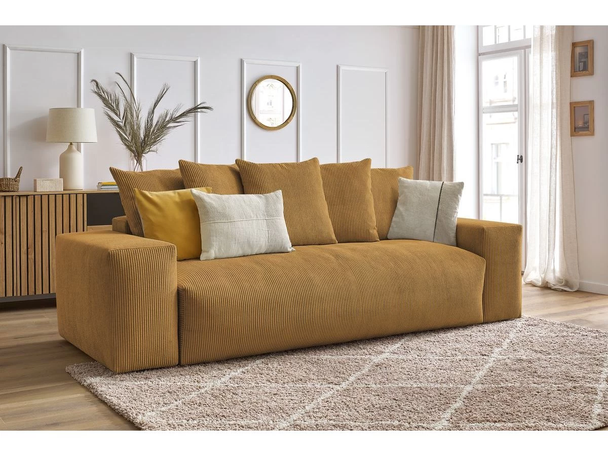 Canapé Droit Convertible Coffre Ultra Moelleux VOLTAIRE 4 Canapé Droit Convertible Coffre Ultra Moelleux VOLTAIRE – Image 2