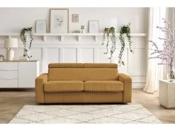 Canapé Droit Convertible MONACO Ouverture Express Velours Côtelé 15 Canapé Droit Convertible MONACO Ouverture Express Velours Côtelé -Velvet Magasin canape droit convertible monaco ouverture express velours cotele 3