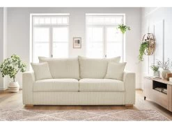 Canapé Droit Convertible Ouverture Express AUGUSTIN Velours Côtelé 14 Canapé Droit Convertible Ouverture Express AUGUSTIN Velours Côtelé -Velvet Magasin canape droit convertible ouverture express augustin velours cotele 2