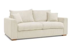 Canapé Droit Convertible Ouverture Express AUGUSTIN Velours Côtelé