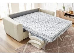 Canapé Droit Convertible Ouverture Express AUGUSTIN Velours Côtelé 16 Canapé Droit Convertible Ouverture Express AUGUSTIN Velours Côtelé -Velvet Magasin canape droit convertible ouverture express augustin velours cotele 4