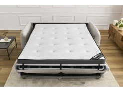 Canapé Droit Convertible Ouverture Express JAURES -Velvet Magasin canape droit convertible ouverture express jaures 4