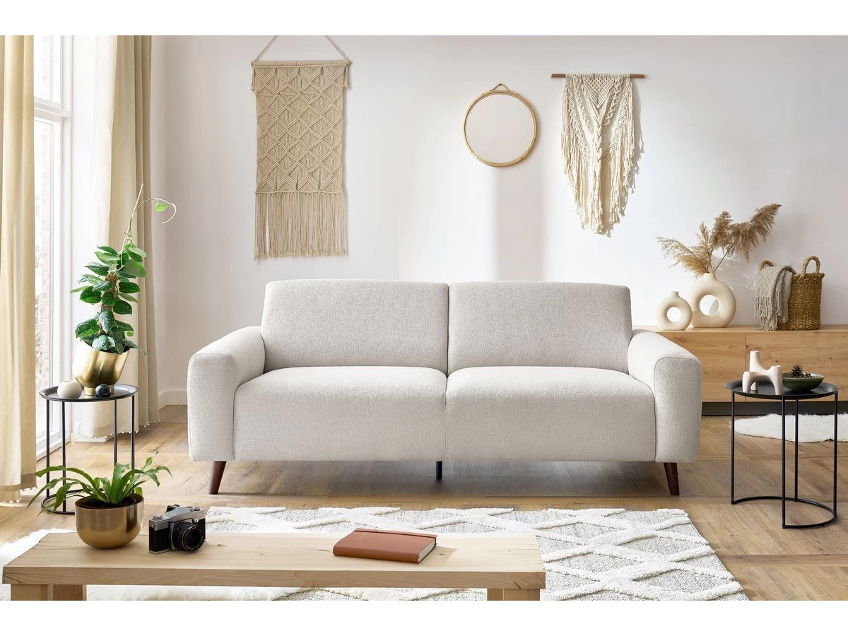 Canapé Droit Fixe 2 Places BASTILLE Tissu Bouclette Doux 5 Canapé Droit Fixe 2 Places BASTILLE Tissu Bouclette Doux – Image 3