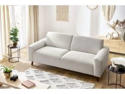 Canapé Droit Fixe 2 Places BASTILLE Tissu Bouclette Doux 16 Canapé Droit Fixe 2 Places BASTILLE Tissu Bouclette Doux -Velvet Magasin canape droit fixe 2 places bastille tissu bouclette doux 4