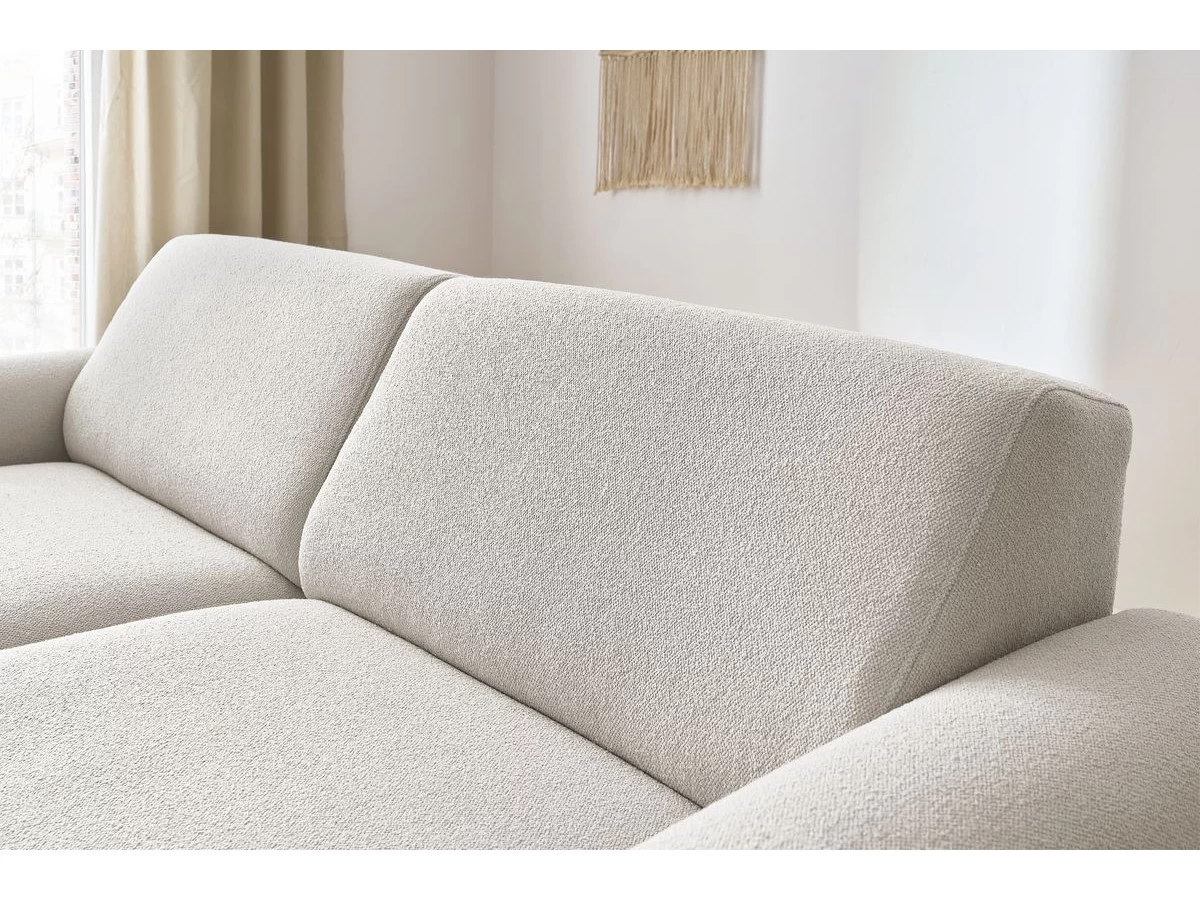 Canapé Droit Fixe 2 Places BASTILLE Tissu Bouclette Doux 9 Canapé Droit Fixe 2 Places BASTILLE Tissu Bouclette Doux – Image 7