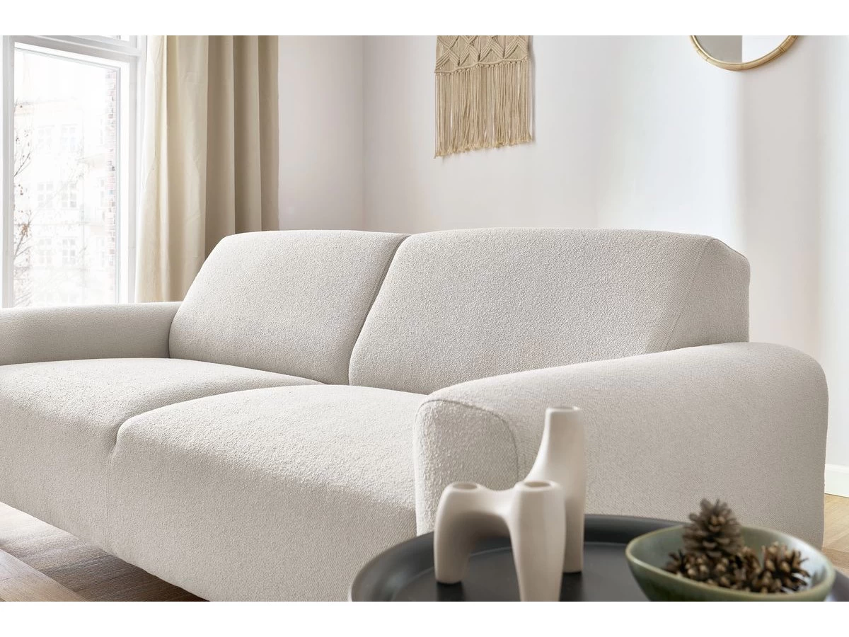 Canapé Droit Fixe 2 Places BASTILLE Tissu Bouclette Doux 10 Canapé Droit Fixe 2 Places BASTILLE Tissu Bouclette Doux – Image 8