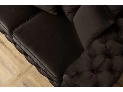 Canapé Droit Fixe 2 Places Chesterfield VERSAILLES 17 Canapé Droit Fixe 2 Places Chesterfield VERSAILLES -Velvet Magasin canape droit fixe 2 places chesterfield versailles 5