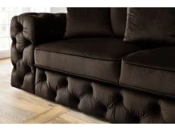 Canapé Droit Fixe 2 Places Chesterfield VERSAILLES 19 Canapé Droit Fixe 2 Places Chesterfield VERSAILLES -Velvet Magasin canape droit fixe 2 places chesterfield versailles 7