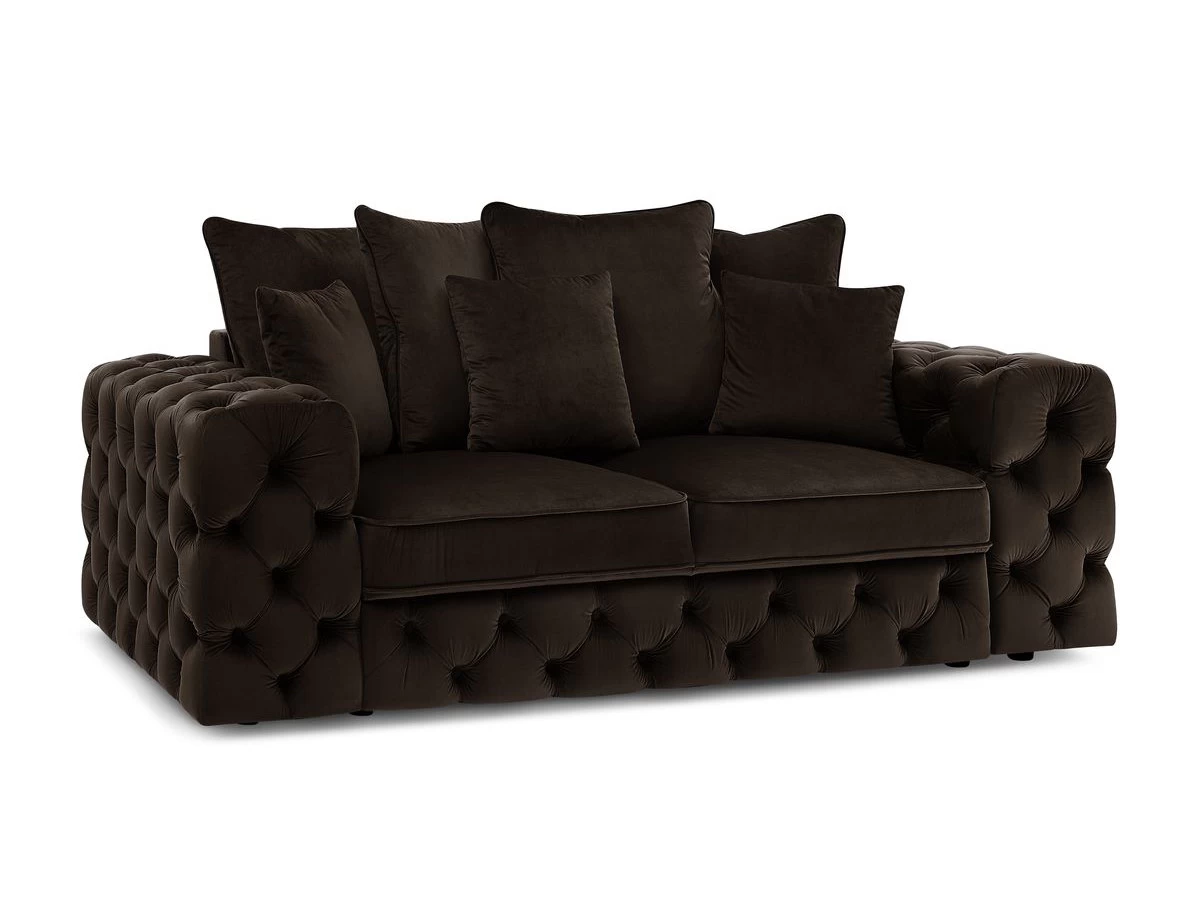 Canapé Droit Fixe 2 Places Chesterfield VERSAILLES 3 Canapé Droit Fixe 2 Places Chesterfield VERSAILLES