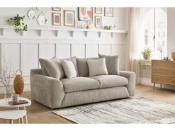 Canapé Droit Fixe 2 Places LAZARE -Velvet Magasin canape droit fixe 2 places lazare 2