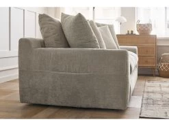 Canapé Droit Fixe 2 Places LAZARE -Velvet Magasin canape droit fixe 2 places lazare 7