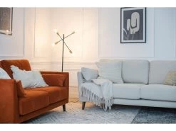 Canapé Droit Fixe 2 Places MONTMARTRE -Velvet Magasin canape droit fixe 2 places montmartre 6