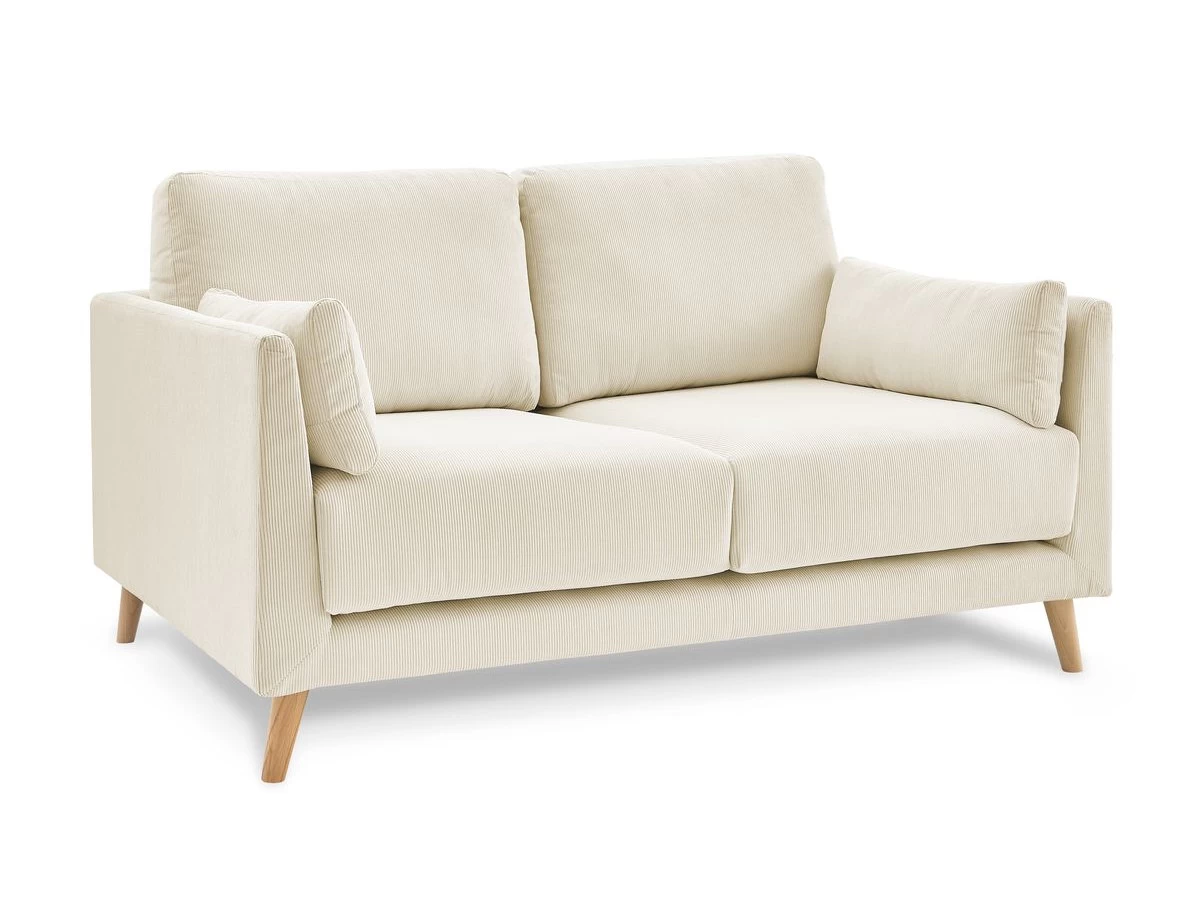 Canapé Droit Fixe 2 Places MONTMARTRE Tissu Velours Côtelé 3 Canapé Droit Fixe 2 Places MONTMARTRE Tissu Velours Côtelé