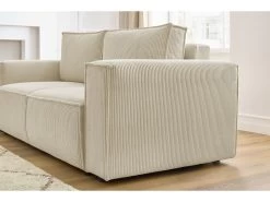 Canapé Droit Fixe 2 Places NIHAD Velours Côtelé 16 Canapé Droit Fixe 2 Places NIHAD Velours Côtelé -Velvet Magasin canape droit fixe 2 places nihad velours cotele 4