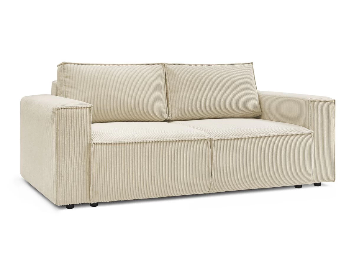 Canapé Droit Fixe 2 Places NIHAD Velours Côtelé 3 Canapé Droit Fixe 2 Places NIHAD Velours Côtelé