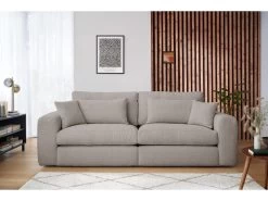 Canapé Droit Fixe 2 Places Ultra Moelleux BALZAC Tissu Bouclette 14 Canapé Droit Fixe 2 Places Ultra Moelleux BALZAC Tissu Bouclette -Velvet Magasin canape droit fixe 2 places ultra moelleux balzac tissu bouclette 2