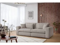 Canapé Droit Fixe 2 Places Ultra Moelleux BALZAC Tissu Bouclette 15 Canapé Droit Fixe 2 Places Ultra Moelleux BALZAC Tissu Bouclette -Velvet Magasin canape droit fixe 2 places ultra moelleux balzac tissu bouclette 3