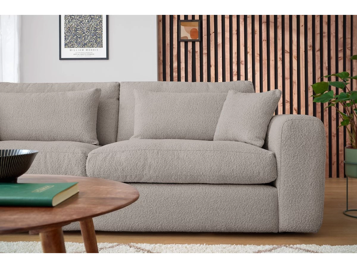 Canapé Droit Fixe 2 Places Ultra Moelleux BALZAC Tissu Bouclette 8 Canapé Droit Fixe 2 Places Ultra Moelleux BALZAC Tissu Bouclette – Image 6