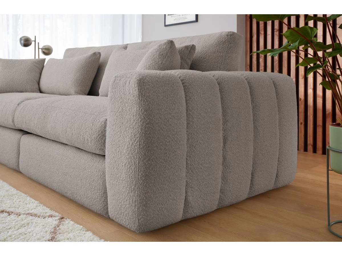 Canapé Droit Fixe 2 Places Ultra Moelleux BALZAC Tissu Bouclette 9 Canapé Droit Fixe 2 Places Ultra Moelleux BALZAC Tissu Bouclette – Image 7