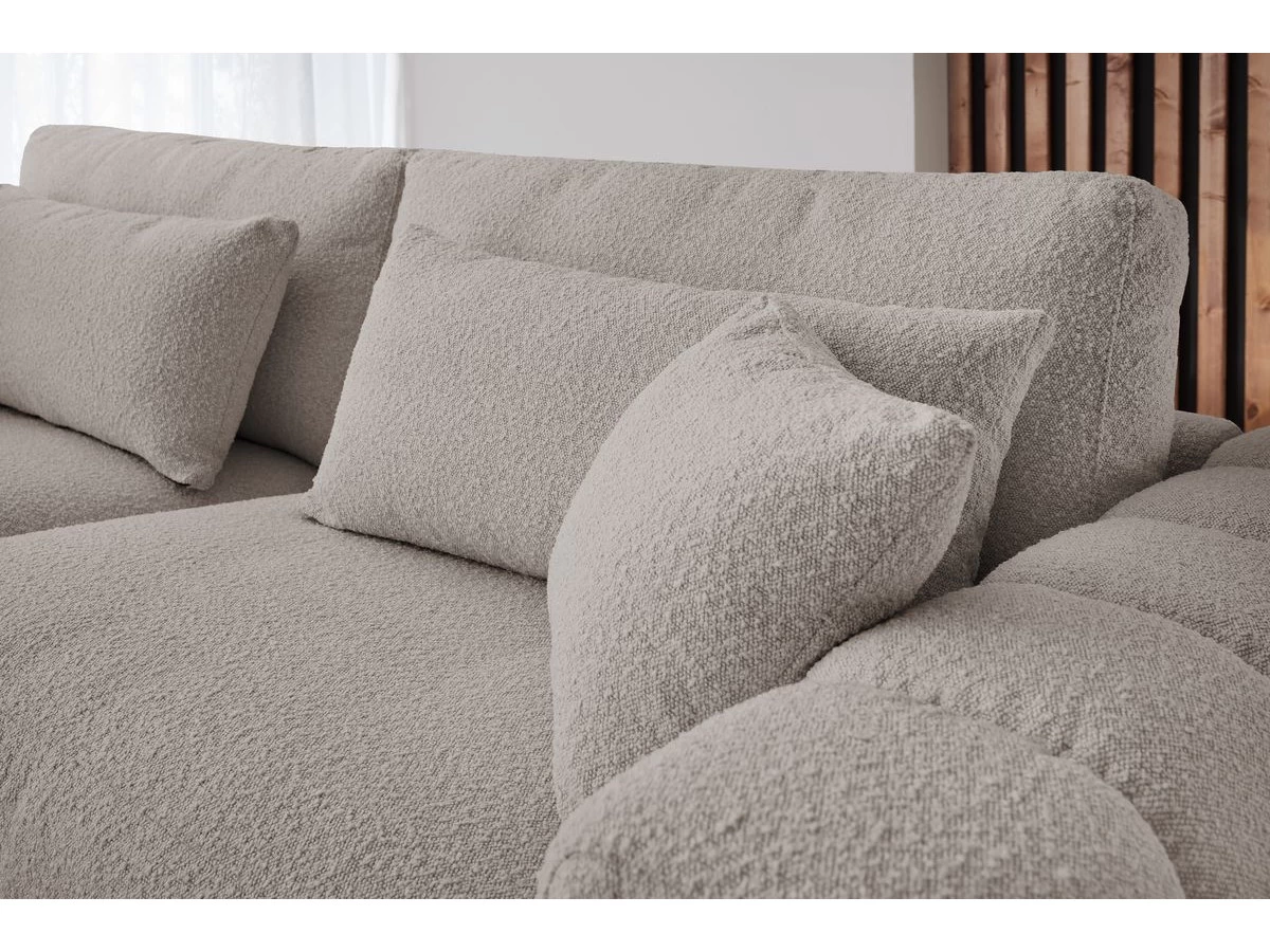 Canapé Droit Fixe 2 Places Ultra Moelleux BALZAC Tissu Bouclette 10 Canapé Droit Fixe 2 Places Ultra Moelleux BALZAC Tissu Bouclette – Image 8