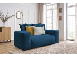 Canapé Droit Fixe 2 Places Ultra Moelleux VOLTAIRE -Velvet Magasin canape droit fixe 2 places ultra moelleux voltaire 8