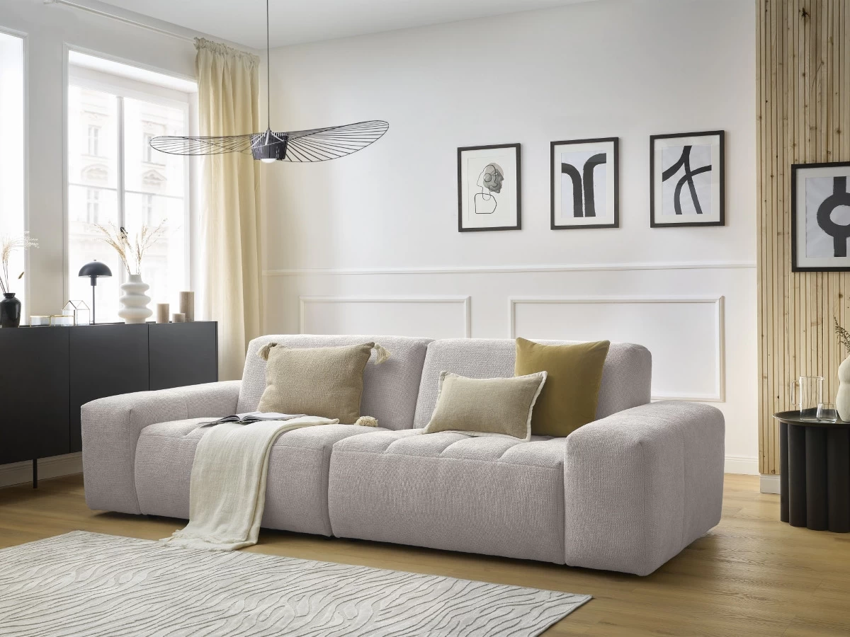 Canapé Droit Fixe 3 Places BEKER 4 Canapé Droit Fixe 3 Places BEKER – Image 2