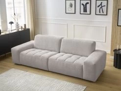 Canapé Droit Fixe 3 Places BEKER 16 Canapé Droit Fixe 3 Places BEKER -Velvet Magasin canape droit fixe 3 places beker 4