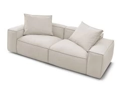 Canapé Droit Fixe 3 Places BOHEME Tissu Chiné 21 Canapé Droit Fixe 3 Places BOHEME Tissu Chiné -Velvet Magasin canape droit fixe 3 places boheme tissu chine 9