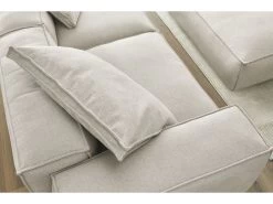 Canapé Droit Fixe 3 Places BOHEME Tissu Chiné Avec Pouf 17 Canapé Droit Fixe 3 Places BOHEME Tissu Chiné Avec Pouf -Velvet Magasin canape droit fixe 3 places boheme tissu chine avec pouf 5