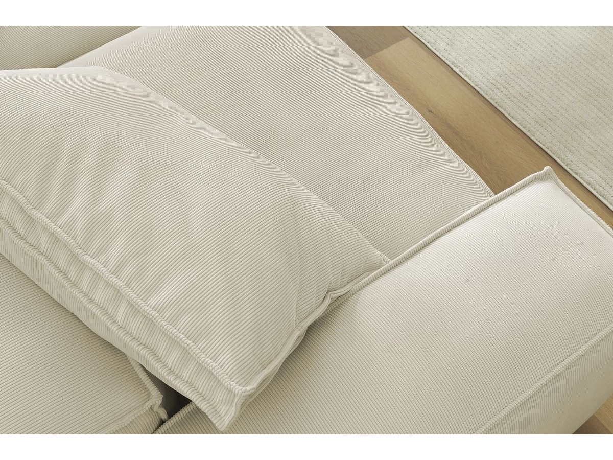 Canapé Droit Fixe 3 Places BOHEME Velours Côtelé 8 Canapé Droit Fixe 3 Places BOHEME Velours Côtelé – Image 6