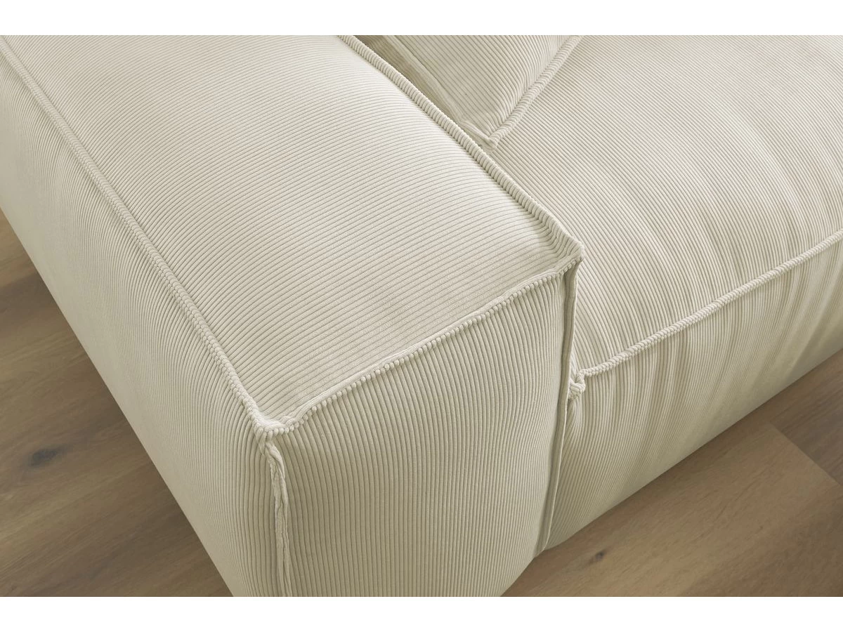 Canapé Droit Fixe 3 Places BOHEME Velours Côtelé 10 Canapé Droit Fixe 3 Places BOHEME Velours Côtelé – Image 8
