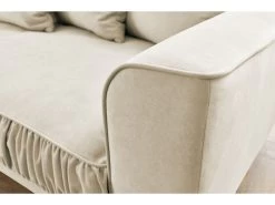 Canapé Droit Fixe 3 Places CHAMBORD -Velvet Magasin canape droit fixe 3 places chambord 5