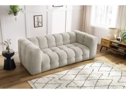 Canapé Droit Fixe 3 Places CLOUD -Velvet Magasin canape droit fixe 3 places cloud 3