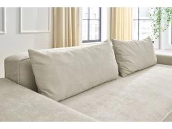 Canapé Droit Fixe 3 Places GASPARD -Velvet Magasin canape droit fixe 3 places gaspard 6