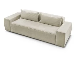 Canapé Droit Fixe 3 Places GASPARD -Velvet Magasin canape droit fixe 3 places gaspard 9