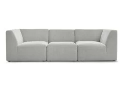 Canapé Droit Fixe 3 Places GUSTAVE -Velvet Magasin canape droit fixe 3 places gustave 8