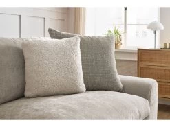 Canapé Droit Fixe 3 Places LAZARE -Velvet Magasin canape droit fixe 3 places lazare 7